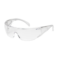 RRANGER SAFETY GLASSES W/CLEAR TEMPLE, CLEAR LENS, ANTI-SCRATCH, OTG VISITOR SPECS CSA
